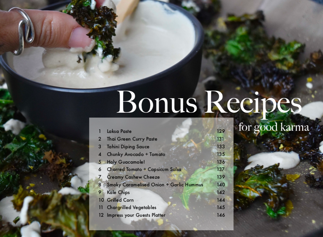 List of bonus recipes