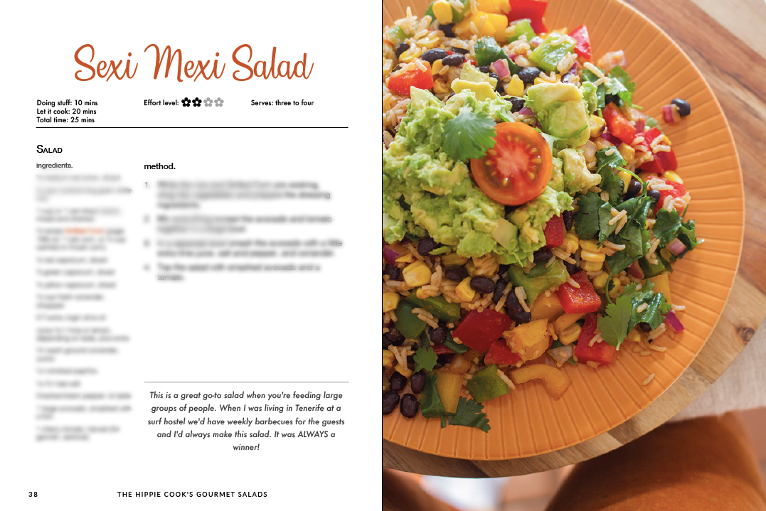 Sexi mexi salad recipe preview The Hippie Cook's Gourmet Salads