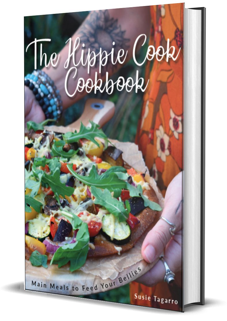 The Hippie Cook Cookbook print book cover