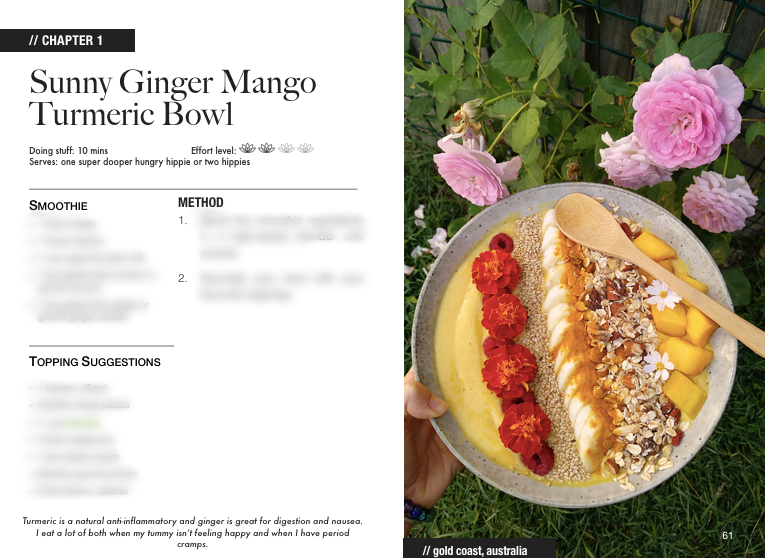 vegan smoothie bowl recipes sunny ginger mango turmeric preview